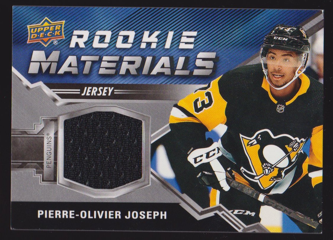 (image for) 2020-21 Upper Deck Rookie Materials #RMPJ Pierre-Olivier Joseph